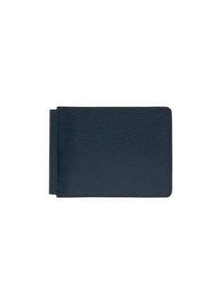 Main View - Click To Enlarge - JEAN ROUSSEAU - Embossed calfskin leather money clip wallet
