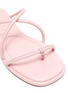 Detail View - Click To Enlarge - ROSETTA GETTY - Knotted strap flat leather sandals