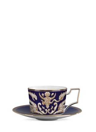 Main View - Click To Enlarge - WEDGWOOD - Renaissance Gold Florentine accent teacup & saucer set