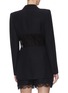 Back View - Click To Enlarge - ALEXANDER MCQUEEN - Lace panel blazer