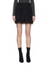 Main View - Click To Enlarge - ALEXANDER MCQUEEN - Lace hem tailored shorts