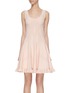 Main View - Click To Enlarge Main View - Click To Enlarge - ALEXANDER MCQUEEN - Cut out ruffle hem dress