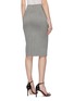 Back View - Click To Enlarge - ALEXANDER MCQUEEN - Tailoring pencil skirt