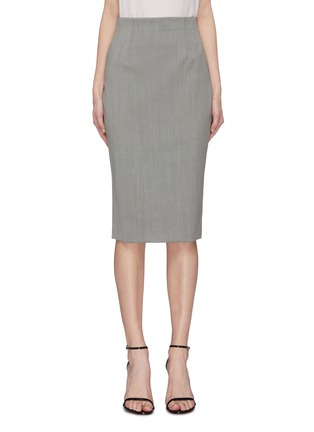 Main View - Click To Enlarge - ALEXANDER MCQUEEN - Tailoring pencil skirt
