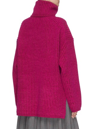Back View - Click To Enlarge - ACNE STUDIOS - Chunky turtleneck sweater