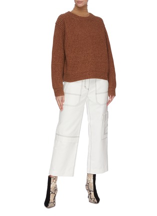 Figure View - Click To Enlarge - ACNE STUDIOS - Rib knit round neck sweater