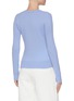 Back View - Click To Enlarge - VINCE - Ribbed panel crew neck sweater