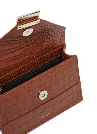 Detail View - Click To Enlarge - DEMELLIER - 'The Mini Copenhagen' croc embossed leather crossbody bag