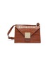 Main View - Click To Enlarge - DEMELLIER - 'The Mini Copenhagen' croc embossed leather crossbody bag