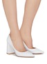 Figure View - Click To Enlarge - GIANVITO ROSSI - 'Piper' leather pumps