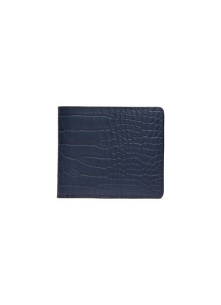 Main View - Click To Enlarge - JEAN ROUSSEAU - 'Hipster' alligator leather bi fold wallet