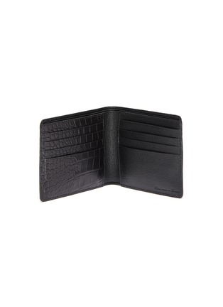 Figure View - Click To Enlarge - JEAN ROUSSEAU - Hipster' alligator leather bi fold wallet