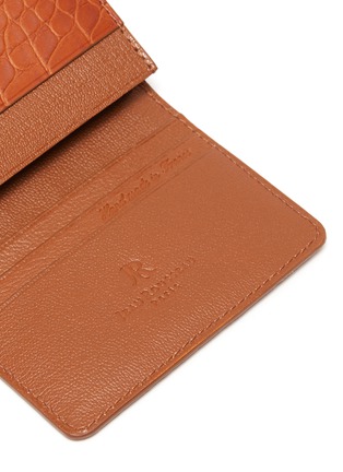 Detail View - Click To Enlarge - JEAN ROUSSEAU - Alligator leather business cardholder