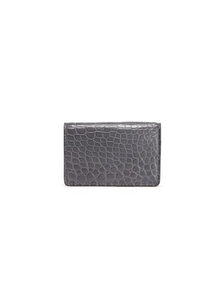 Main View - Click To Enlarge - JEAN ROUSSEAU - Alligator leather business cardholder