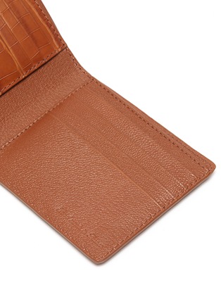 Detail View - Click To Enlarge - JEAN ROUSSEAU - 'Hipster' alligator leather bi fold wallet