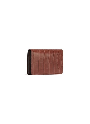 Figure View - Click To Enlarge - JEAN ROUSSEAU - Alligator leather business cardholder