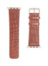 Main View - Click To Enlarge - JEAN ROUSSEAU - Alligator leather apple watch strap