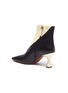  - MANU ATELIER - 'XX Duck' Colourblock Leather Ankle Boots