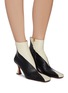 Figure View - Click To Enlarge - MANU ATELIER - 'XX Duck' Colourblock Leather Ankle Boots