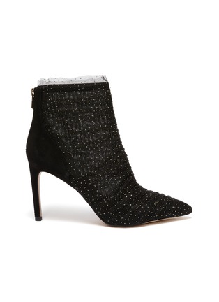 Main View - Click To Enlarge - SAM EDELMAN - 'Farren' embellished mesh panel boots