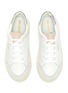 Figure View - Click To Enlarge - AXEL ARIGATO - 'Clean 90 Triple' glitter detail kids leather sneakers