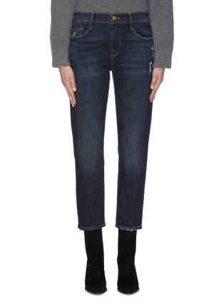 Main View - Click To Enlarge - FRAME - 'Le Garcon' cropped jeans