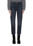 Main View - Click To Enlarge - FRAME - 'Le Garcon' cropped jeans