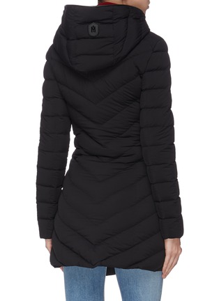 Back View - Click To Enlarge - MACKAGE - 'Nadine' asymmetric zip hooded puffer jacket