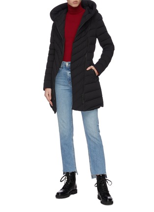 Figure View - Click To Enlarge - MACKAGE - 'Nadine' asymmetric zip hooded puffer jacket
