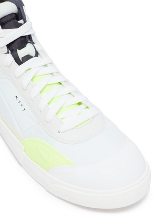 Detail View - Click To Enlarge - NIKE - 'Drop-Type Mid' colourblock sneakers