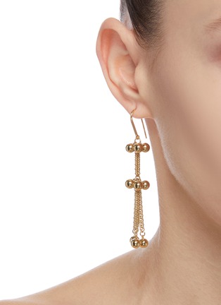 Figure View - Click To Enlarge - ISABEL MARANT - Boucle D'Oreill' ball chain drop earrings