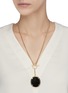 Figure View - Click To Enlarge - ISABEL MARANT - 'Collier' glass crystal pendant necklace