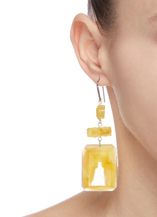 Figure View - Click To Enlarge - ISABEL MARANT - 'Boucle D'Oreill' resin drop earrings