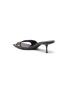  - ALEXANDER WANG - Crystal logo leather mules