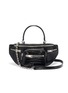 Main View - Click To Enlarge - ALEXANDER WANG - 'Mini Fanny pack' croc-embossed patent leather handle bag