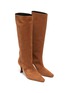Detail View - Click To Enlarge - BY FAR - 'Stevie' suede thigh high boots