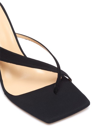 Detail View - Click To Enlarge - BY FAR - 'Theresa' wedge thong leather sandals