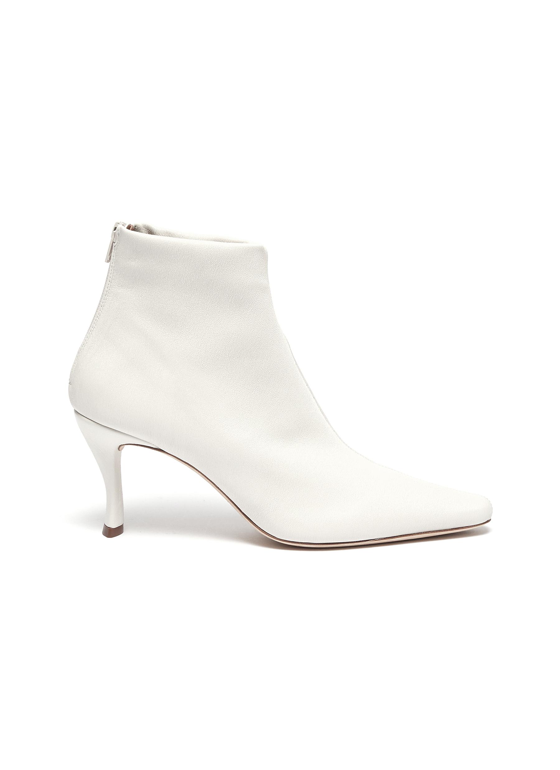 By Far Boots Stevie stretch leather ankle boots