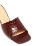 Detail View - Click To Enlarge - BY FAR - Lily' croc embossed leather mules