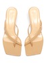 Detail View - Click To Enlarge - BY FAR - 'Theresa' square toe leather sandals