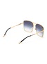 Figure View - Click To Enlarge - MATTHEW WILLIAMSON - Square metal frame sunglasses