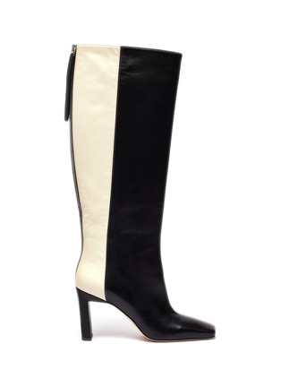 Main View - Click To Enlarge - WANDLER - 'Isa' panelled knee high boots