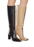 Figure View - Click To Enlarge - WANDLER - 'Isa' panelled knee high boots