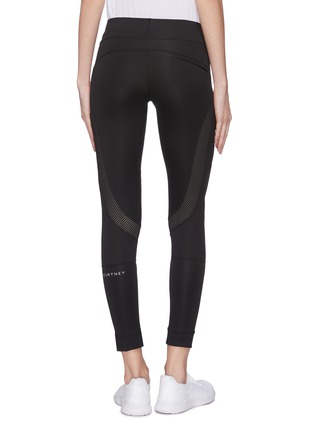 Back View - Click To Enlarge - ADIDAS BY STELLA MCCARTNEY - 'Ess' logo waistband performance leggings