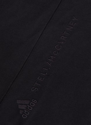  - ADIDAS BY STELLA MCCARTNEY - 'Ess' logo print patch panelled sweatshirt