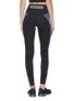 Back View - Click To Enlarge - ADIDAS BY STELLA MCCARTNEY - Contrast snake print panel outseam performance leggings