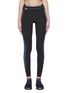 Main View - Click To Enlarge - ADIDAS BY STELLA MCCARTNEY - Contrast snake print panel outseam performance leggings