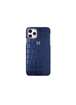 Main View - Click To Enlarge - HADORO PARIS - iPhone 11 Pro Max alligator leather case