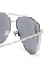 Detail View - Click To Enlarge - LINDA FARROW - Metal frame aviator sunglasses