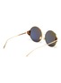 Figure View - Click To Enlarge - LINDA FARROW - Round metal frame sunglasses